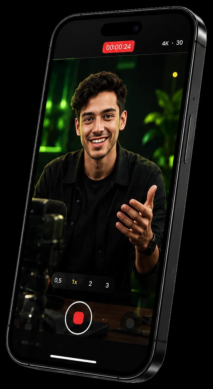 UGC videó felvétel telefonon