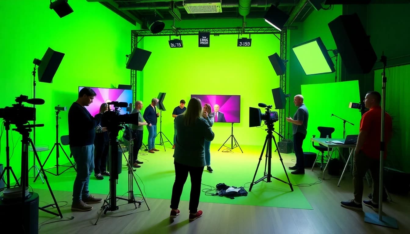 Kreatív UGC videó készítése közben.